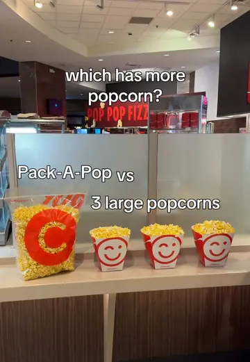 Answer: They're the same 😉 Enjoy our popcorn at home with Pack-A-Pop! #Cinemark