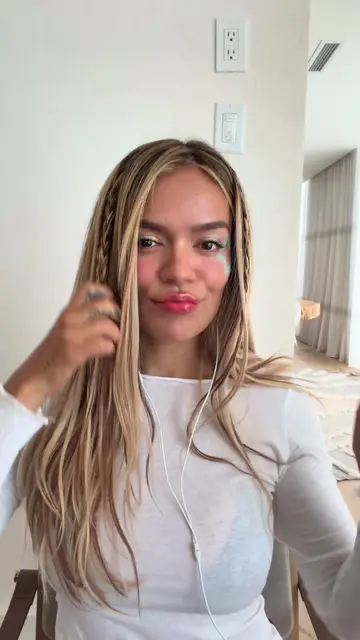 Un make up pa levantar los ánimos y sentirse MATADORA 🩵🩵🩵🩵🩵