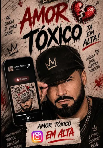 AMOR TÓXICO tá em alta! 🔥💔 Quando a música bate e a identificação vem na hora…