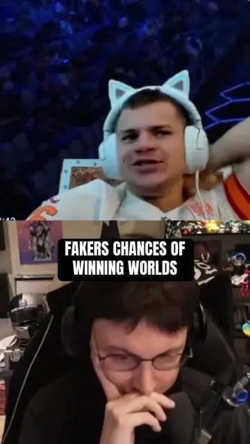 FAKERS CHANCES OF WINNING WORLDS THIS YEAR #caedrel #caedrelclips #faker #jynxzi