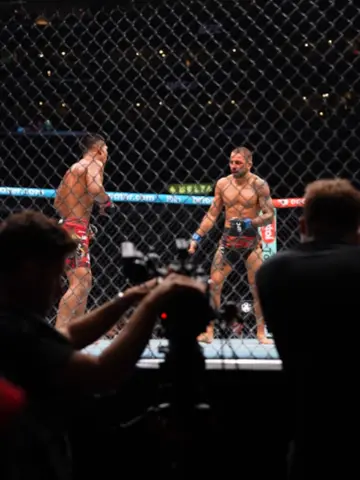 These two put on a show last night 🤩 #ufc #mma #ufc331 #cyrptocom #joshuavan #…