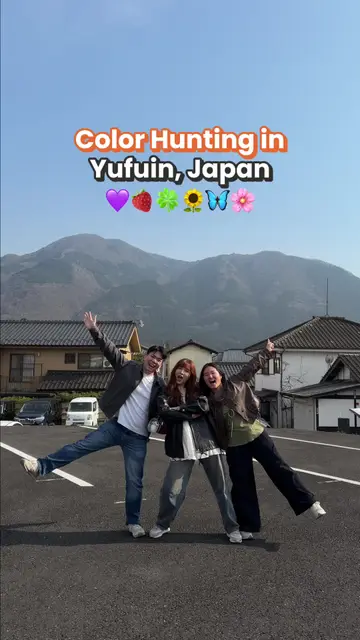 Color hunting in Yufuin 🎨✨ Yufuin has so much character for a small town, and…