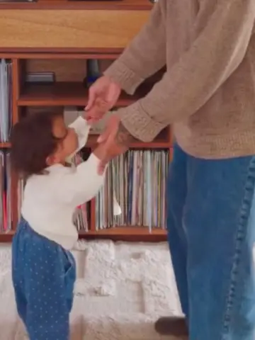 Tiny dancer. @mrjamesmrjamesmrjames and his daughter in GapDenim. #howyouweargap