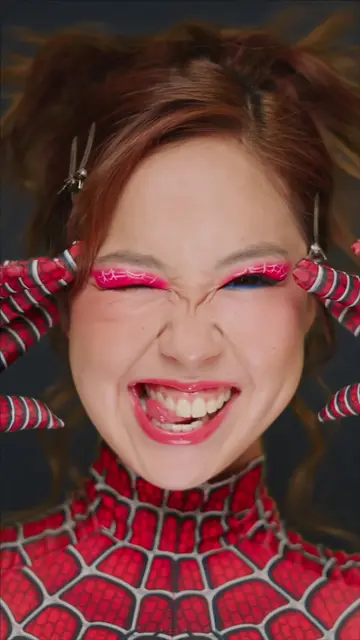 Spider-Man make-up 🕷️🕸️