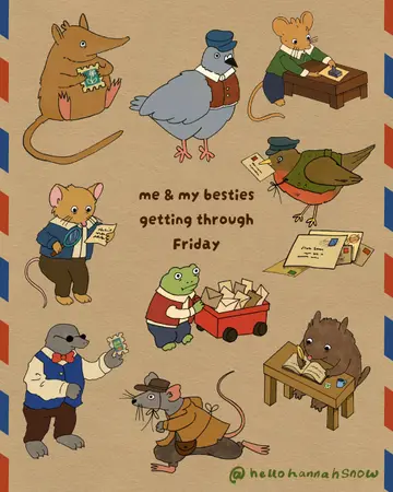 Wilfred Shrew got a promotion today?! NO idea how he managed that… have a great…