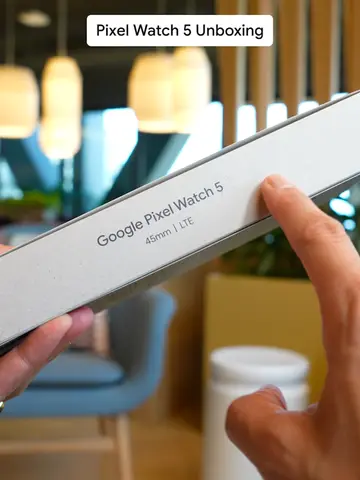 Pixel Watch 5, fresh out of the box. #MadeByGoogle