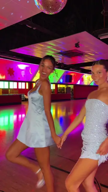 HOCO is for the besties that make you shine 💖 shop sparkly homecoming dresses…
