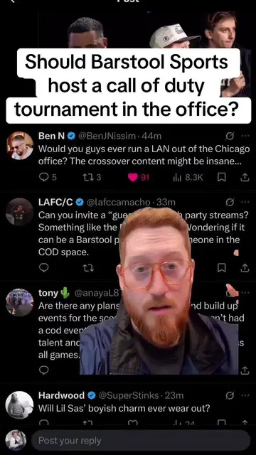 Should we throw a tournament at barstool sports Chicago office?
