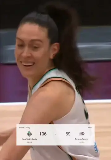 Hit the dang music time to take the show back to BROOKLYNNN 🕺 #nyliberty #wnba…
