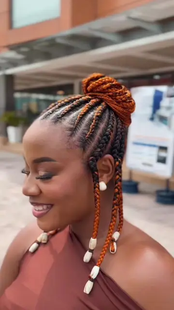 Ginger is definitely having her moment 😍 Bold | Soft | Ready to slay✨ Braid Na…