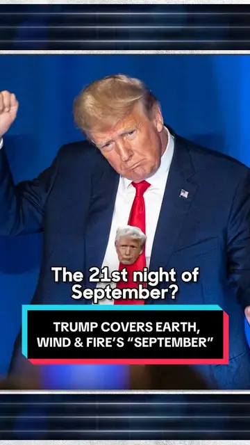 Trump covers @Earth, Wind & Fire’s “September” 🤣 #FallonTonight #TonightShow #…