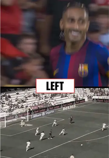 TWO PERFECT HAT-TRICKS. 🥵 🖊️ Raphinha, 2026-27. 🖊️ Luis Suárez, 2014-15. #LA…