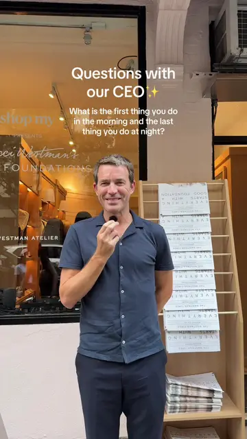 Talking Good Foundations with our CEO, David. ✨ Stop by Good Foundations x @sho…