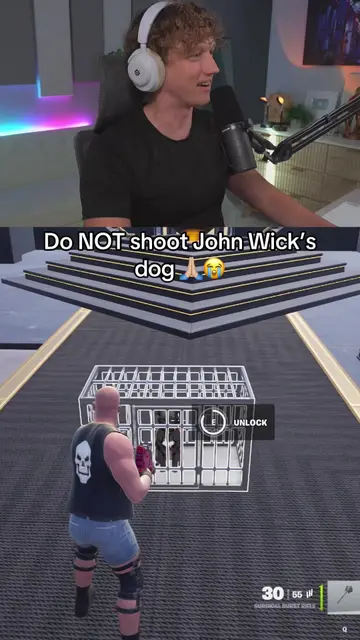 Do NOT shoot John Wick’s dog 💀 #fortnite #gaming #funny #fortnitefunny #foryou…