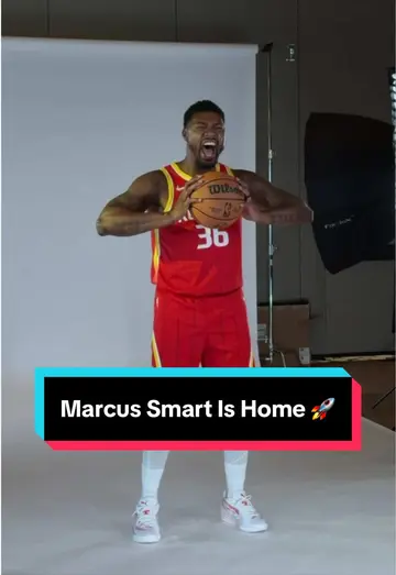 First look at Texas-native Marcus Smart as a Rocket 🔥 #NBA #basketball #Rocket…