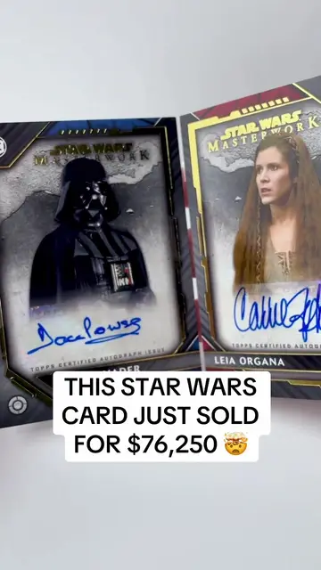Most expensive Star Wars booklet of all time 😳 #topps #starwars #tradingcards…