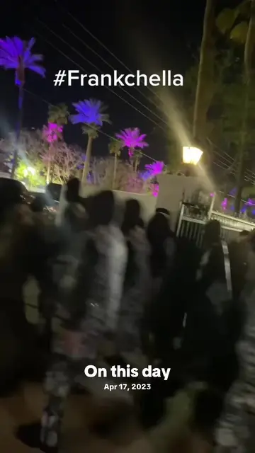 #onthisday lol my TikTok showing me memories from the time I worked Coachella w…