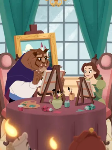 Neither one prepared for how stunning these paintings are. 💛🌹