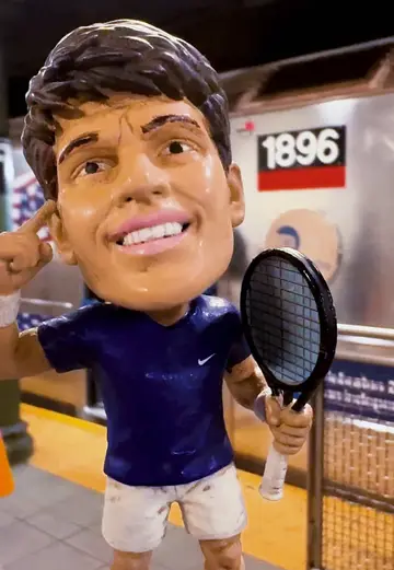 Next Stop: @Carlos Alcaraz 🧠❤️🥚🥚 the defending champion. ¡Vamos!
