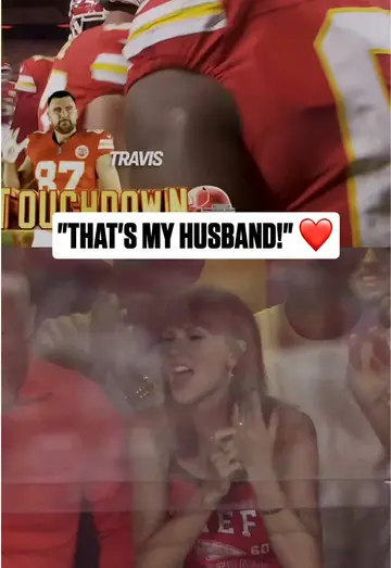 #taylorswift is a proud wife after #traviskelce’s td ❤️ #kansascitychiefs #nfl
