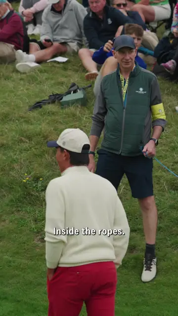 Rooting on the fellas at the Walker Cup is serious business 🫡