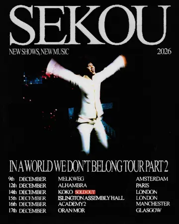It’s happening!! this show ain’t over yet UK/EU Tour 2026🥲bigger venues new da…