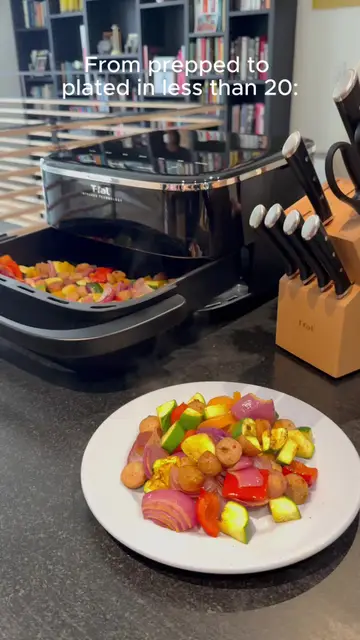 Chop, toss, cook, and serve for a healthy weeknight dinner, made possible with…