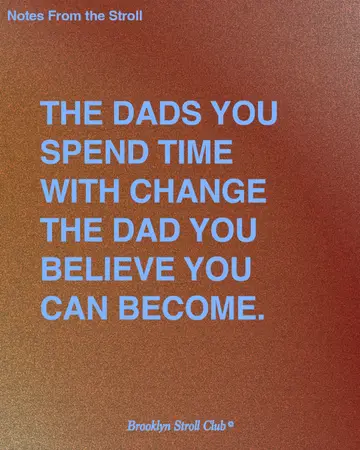 Community as a dad has changed me and challenged me in the best way possible an…
