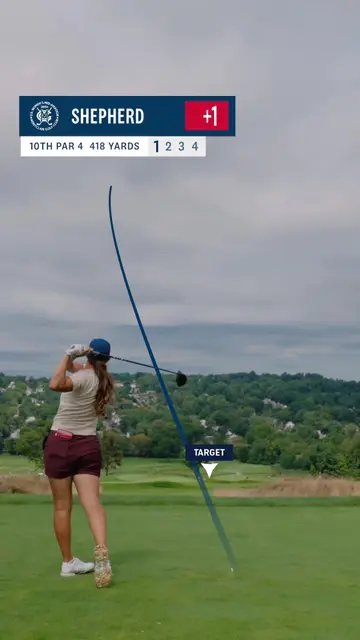 Taking 3 pars all day at Montclair! Ivy Shepherd has a share of the lead in the…