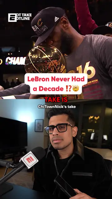 Did LeBron never have a decade?