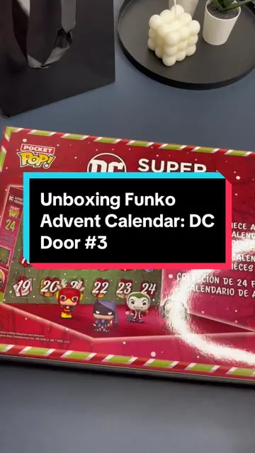 Who is your favourite hero? #unboxingvideo of Funko Advent Calendar: DC superhe…