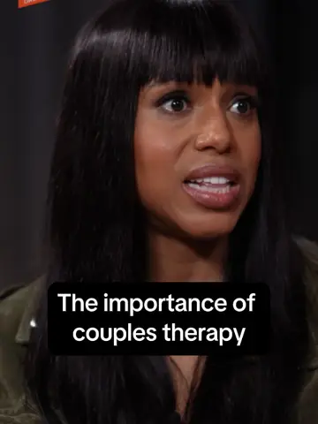 Kerry Washington on the importance of couples therapy @thekerrywashington #kerr…