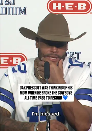 making mom proud 🥹 #dakprescott #dallascowboys #nfl #micdup