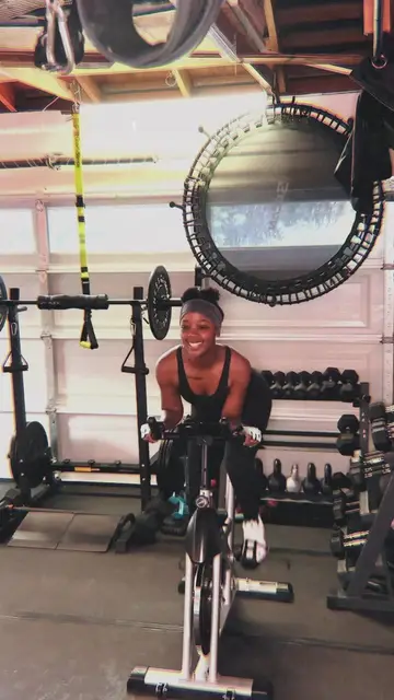 Smile through the pain 😅@gabrielamclaintrainer