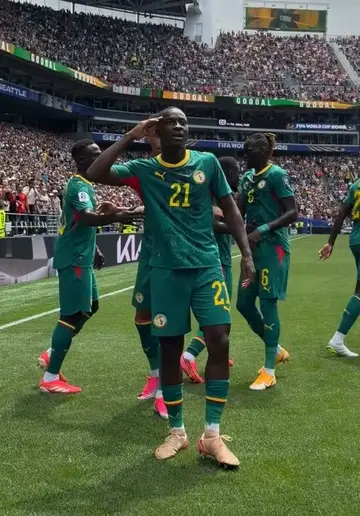 Habib Diarra was ready 🥶🇸🇳 #FIFAWorldCup