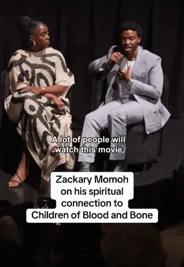 Zackary Momoh shares what the spiritual connection to #ChildrenOfBloodAndBone m…