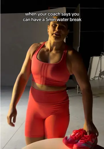 never saw her again #ilonamaher #waterbreak #GymTok #training #adidas