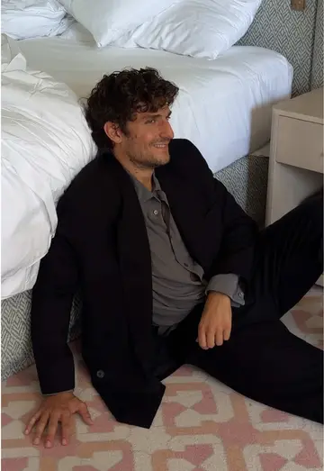 Louis Garrel gets ready in Dior for the premiere of Succedera questa notte in V…