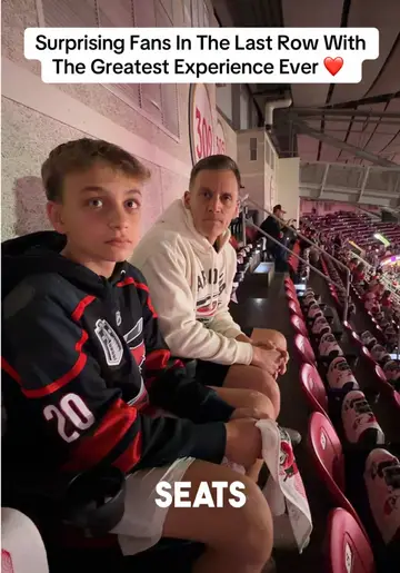 @Omar Raja surprised these fans in the last row with a chance to high-five the…