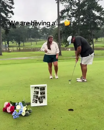 What a reveal 😂 (🎥:@Cruz34) #fail #dad #mom #golf