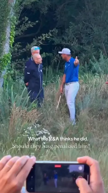 Should he have been penalized?#golf #bryson #brysondechambeau
