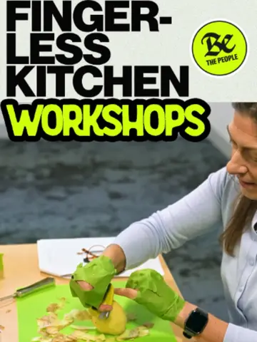 Serving up a powerful shift in perspective. Bryony's fingerless cooking worksho…