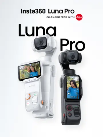 Découvrez l'Insta360 Luna Pro 🌙 Notre caméra à stabilisateur 8K Leica avec cap…