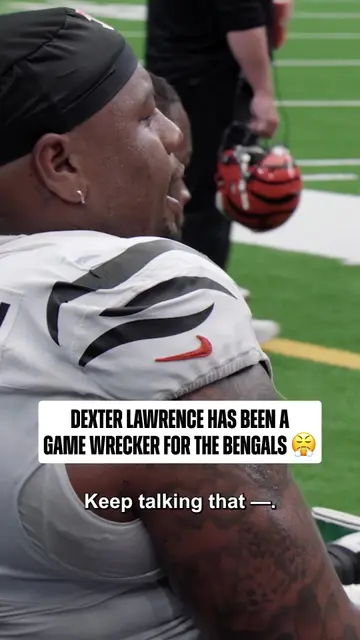 Sexy Dexy making his mark in Cincy 💪 #nfl #dexterlawrence #cincinnatibengals