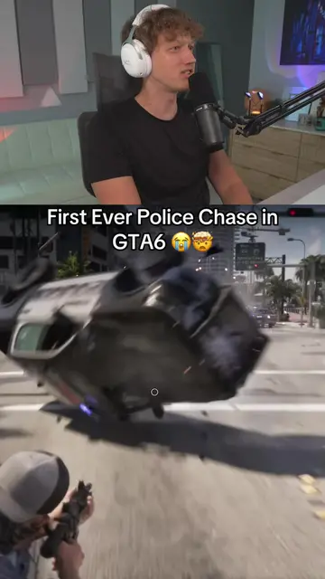 First Ever Police Chase in GTA6 🤯🔥#gta6 #gaming #foryoupage