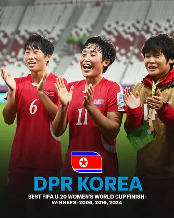 FIFA U-20 Women's World Cup semi-finalists CONFIRMED ✅ DPR Korea 🇰🇵 Spain 🇪�…