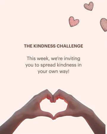Kindness starts with one small action 🤍 This week we’re challenging our commun…
