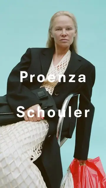 Proenza Schouler Spring 2024 featuring Pamela Anderson. Photography by Davit Gi…