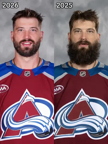 spot the difference 🤭 #NHL #hockey #sports #ColoradoAvalanche #BrentBurns