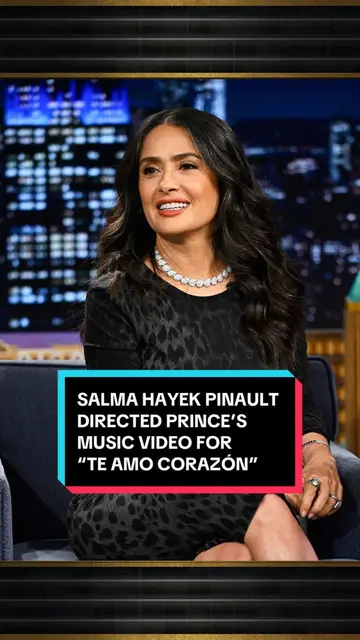 Salma Hayek Pinault directed @prince’s music video for “Te Amo Corazón” 🤯 #Fal…